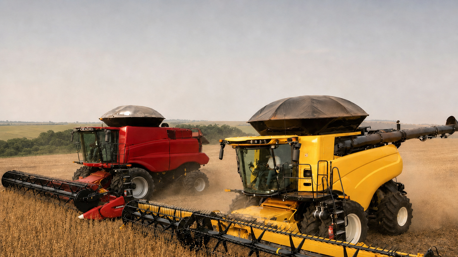 Deslizadores UHMW Vision Industrial compatíveis com colheitadeiras Case IH e New Holland
